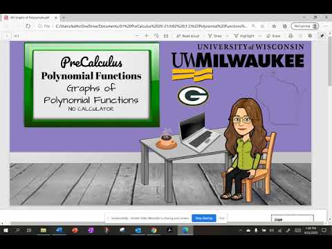 Graphs of Polynomials   NO CALCULATOR