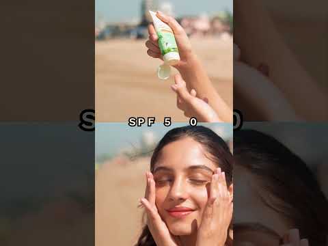 Sunscreen for all skin types| Glow Sunscreen By pilgrim#shorts #sunscreen #bestsunscreen