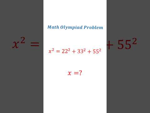 Math Olympiad Question. famous problem #matholympiad #matholympics #exponential #equation #maths
