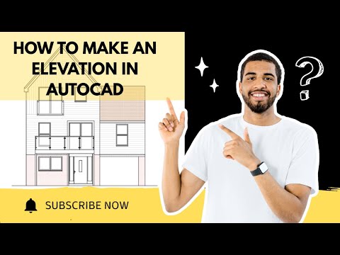 How to Make an Elevation in AutoCAD ! Process of Making Elevation From Floor Plan!