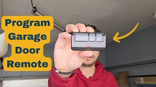 How to Program a Garage Door Opener Remote