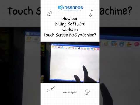 How our Billing Software works in Touch Screen POS Machine? Kassapos