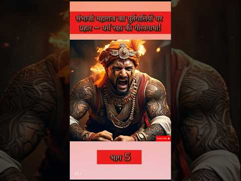 🚩The Maratha Empire 🚩Chhatrapati Sambhaji Maharaj (Chhava) |Part-5🚩#aishorts #shorts#chhava#maratha