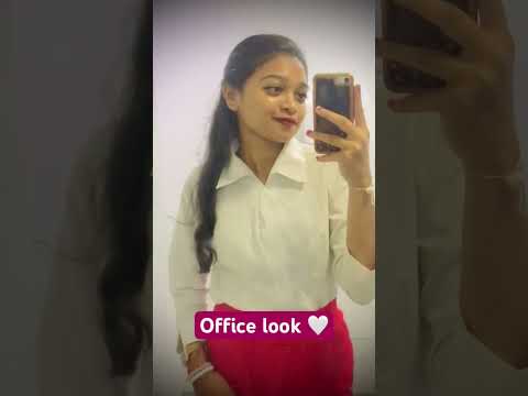 Office look ❤️🤍 #trending #youtubeshorts #officelook