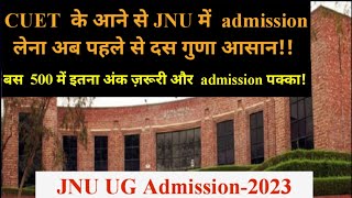 JNU(UG) Admission-2023!CUET के आने से अब दस गुणा आसान