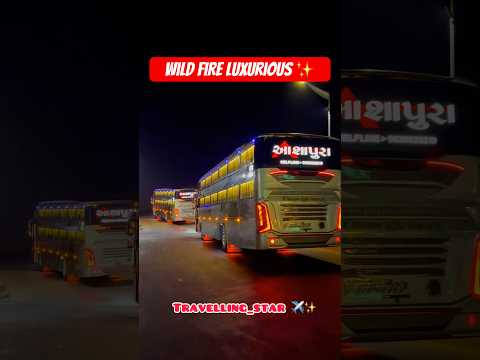 Ashapura Travels Wild fire Luxurious Bus ✨♥️ #Shorts #Viral #Trending #Luxury #Bus #Travels #Newbus