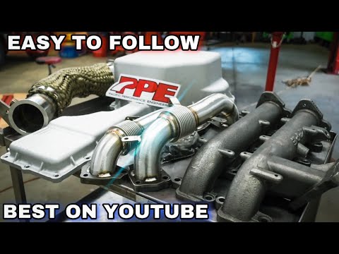 How To Install L5P Duramax Manifolds, Up-Pipes and Down Pipe!