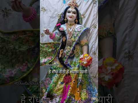 Hey! Ladli Sudh Lije Hamari।।हे लाडली सुध लीजै हमारी #राधा #krishna #vrindavan #shorts #viral #radha