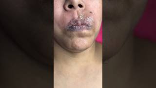 Upper lips waxing tutorial/ #shortvideo #beauty #skincare #upperlipswaxing #pummybeautyworld #like