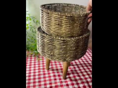 cane planters #meesho finds # beautiful decor piece