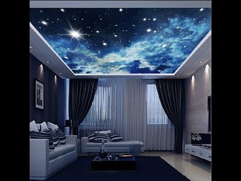 3D Stretch Ceiling Wallpaper | Ceiling 3D Effect wallpaper on roof | trending spot