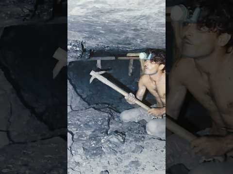 Black Diamond In Coal mining ⛏️ #coalmining #diamondmining  #undergroundmining