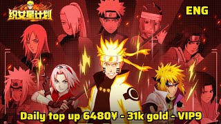 New AFK Ninja Take Private Server - Daily top up 6480¥ - 31K Gold - VIP9 ( X7Game)