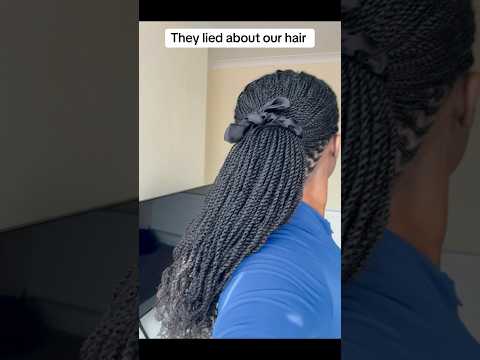 They lied, our hair does grow. #hair #naturalhair #4chair #hairgrowth #shortvideo #minitwists #fyp