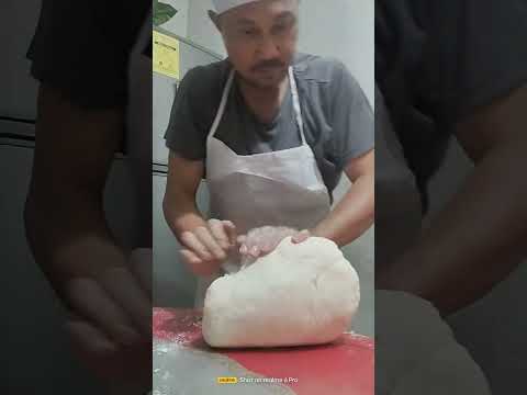 Kneading 2 kilos of dough for empanadas