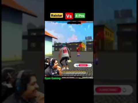 Raistar vs4 pro player🙄@gyansujan funny reaction@raistar