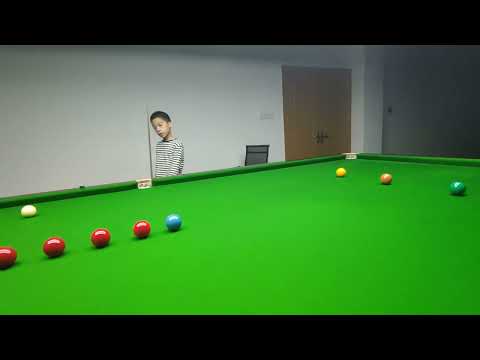 My 8 year old student Guan Hanlin making 99 doing the lineup during our training session