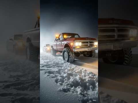 🛢️ #automobile #classiccars #gmc #dreamscreenai #snow