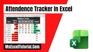 Attendance Tracker in Excel