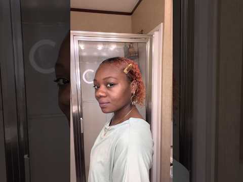 Quick and easy “Water and go” #blackgirlhairstyles #onmymama #naturalhairstyles #washandgo