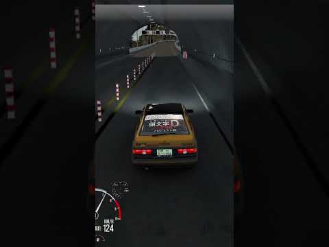 ドライブ中のAE86