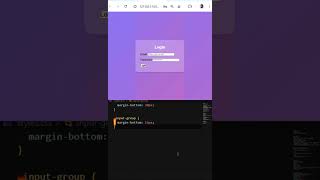 Beautiful Login UI #webdevelopment #ai #codingreels #html #css #JavaScriptDev #python #codewithharry