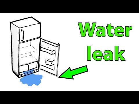 Fridge leaking water inside under crisper vegetable drawers. Maytag Whirlpool