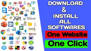Install all SOFTWARE in just ONE Click | 1 क्लिक में सभी सॉफ्टवेयर इनस्टॉल करें | Window 7/8/10 😎
