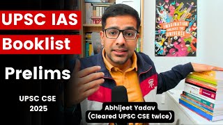 Important Books for UPSC CSE Prelims 2026 | Booklist for IAS Exam