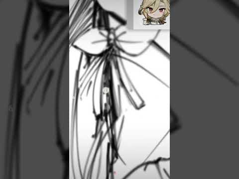 SO CUTE AAAA #shorts #drawing #fanart #kaveh #genshinimpact #ibispaintx #foryou #fyp #ytshorts