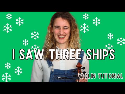 Christmas Violin Lesson: I Saw Three Ships!