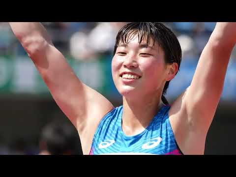 日本人陸上選手。女子。腋。AI