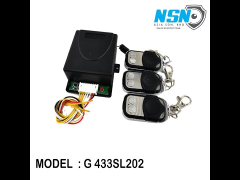 433Hz Learning code Remote Control Set
