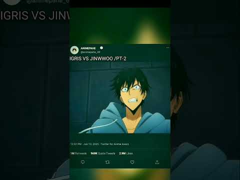 [INGRIS VS JINWOO]/ PT-2 #anime #animation #animeedit #mrbeast #netflix #sololeveling