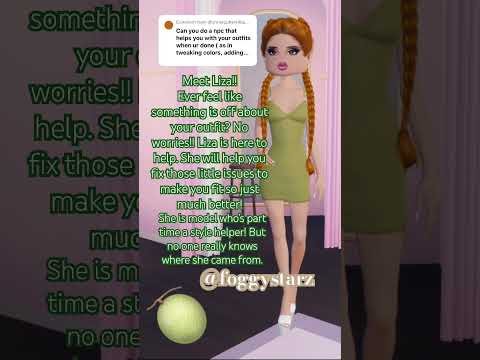 Meet Liza! #dresstoimpress #roblox #dti #lore #consept #fyp #trending