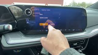 2025 Chevrolet Tahoe RST programming/linking garage door opener universal remote