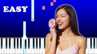Olivia Rodrigo - less (EASY Beginner Piano Tutorial)