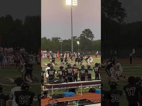 Alpharetta football game (they dominating)