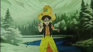 দেবী শাকম্বরী ( 2025 মহালয়া) ( The Ritam Art ) ।