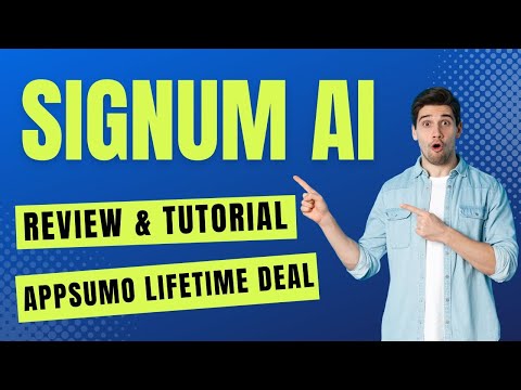 Signum AI Review & Tutorial - How To Use Signum AI AppSumo Lifetime Deal