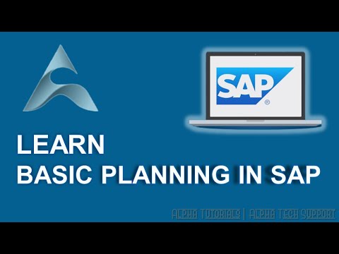 Basic Planning in SAP