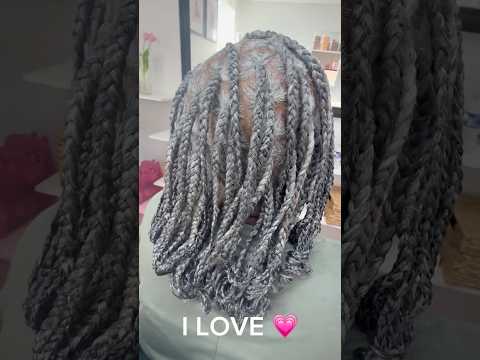 85 YEARS OLD KNOTLESS BRAIDS