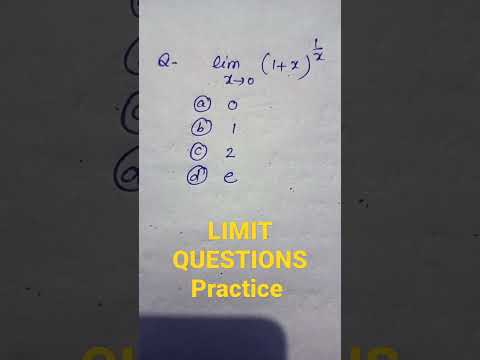 Practice questions:Limit Chapter#cbse#maths#shorts