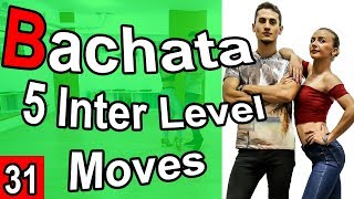 Bachata Tutorial 31 : 5 Intermediate Moves | by Marius&Elena (2019)