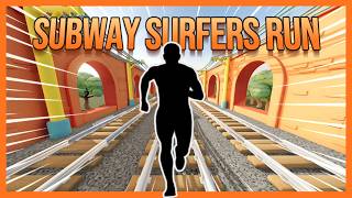 SUBWAY SURFERS RUN 🛹 INTERACTIVE IMMERSIVE Warm-Up #6 | Tunnel, Rails, Bridge Cardio Workout Full HD