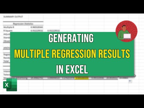 Multiple Regression Analysis Detailed Interpretation Using Excel