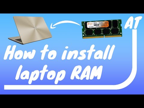 How to install/upgrade laptop RAM? Asus laptop RAM upgrade.