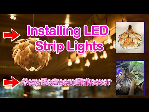 Installing LED Strip Lights – Cozy Bedroom Makeove
