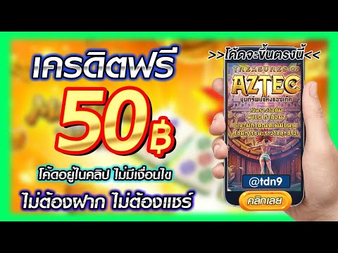 เครดิตฟรี ไม่ต้องฝาก ไม่ต้องแชร์ ล่าสุด ได้จริง แจกเครดิตฟรี แจกโค้ดเครดิตฟรี50 รับเอง นำโค้ดไปกรอก!