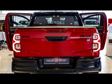 2025 Red Toyota Hilux GR SPORT - Rugged Compact Pickup Truck